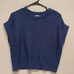 LOFT Dark Blue Knit Top